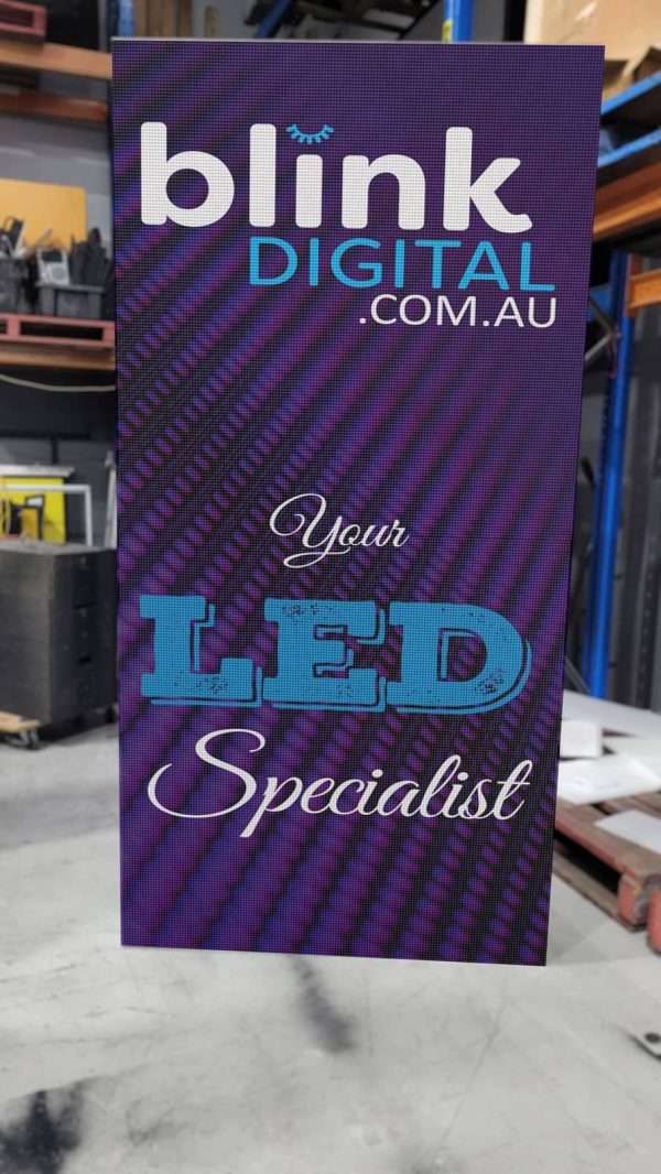 P6 Portrait LED Sign Double Cabinet Portrait